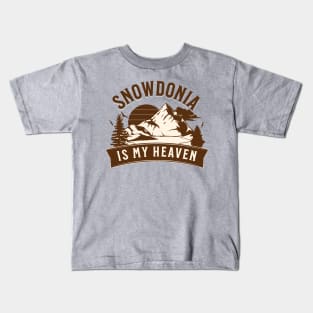 Snowdonia Is My Heaven Kids T-Shirt